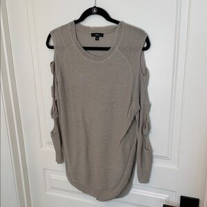 Very J Women's Crew Neck Sweater - Taupe